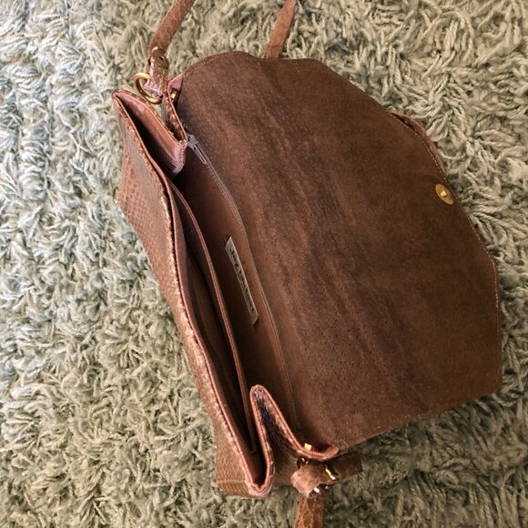 Vintage Jay Herbert Tan Snake Skin Shoulder Bag - Picture 5 of 8